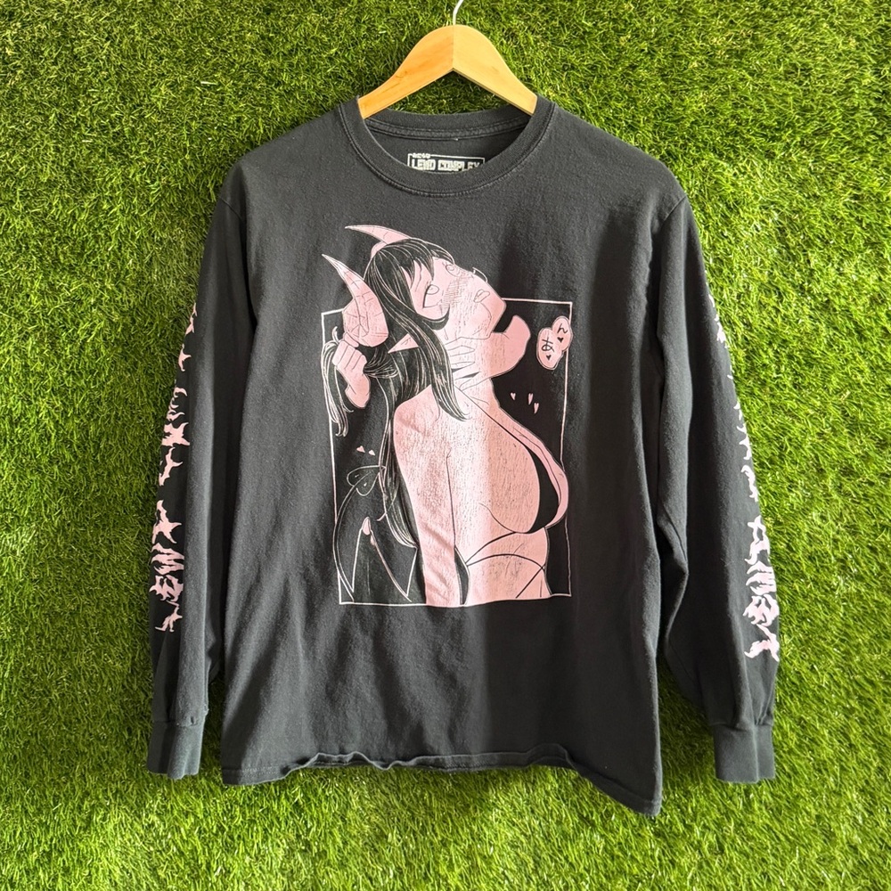 Lewd Complex Long Sleeve T-Shirt Tee Anime Succubus